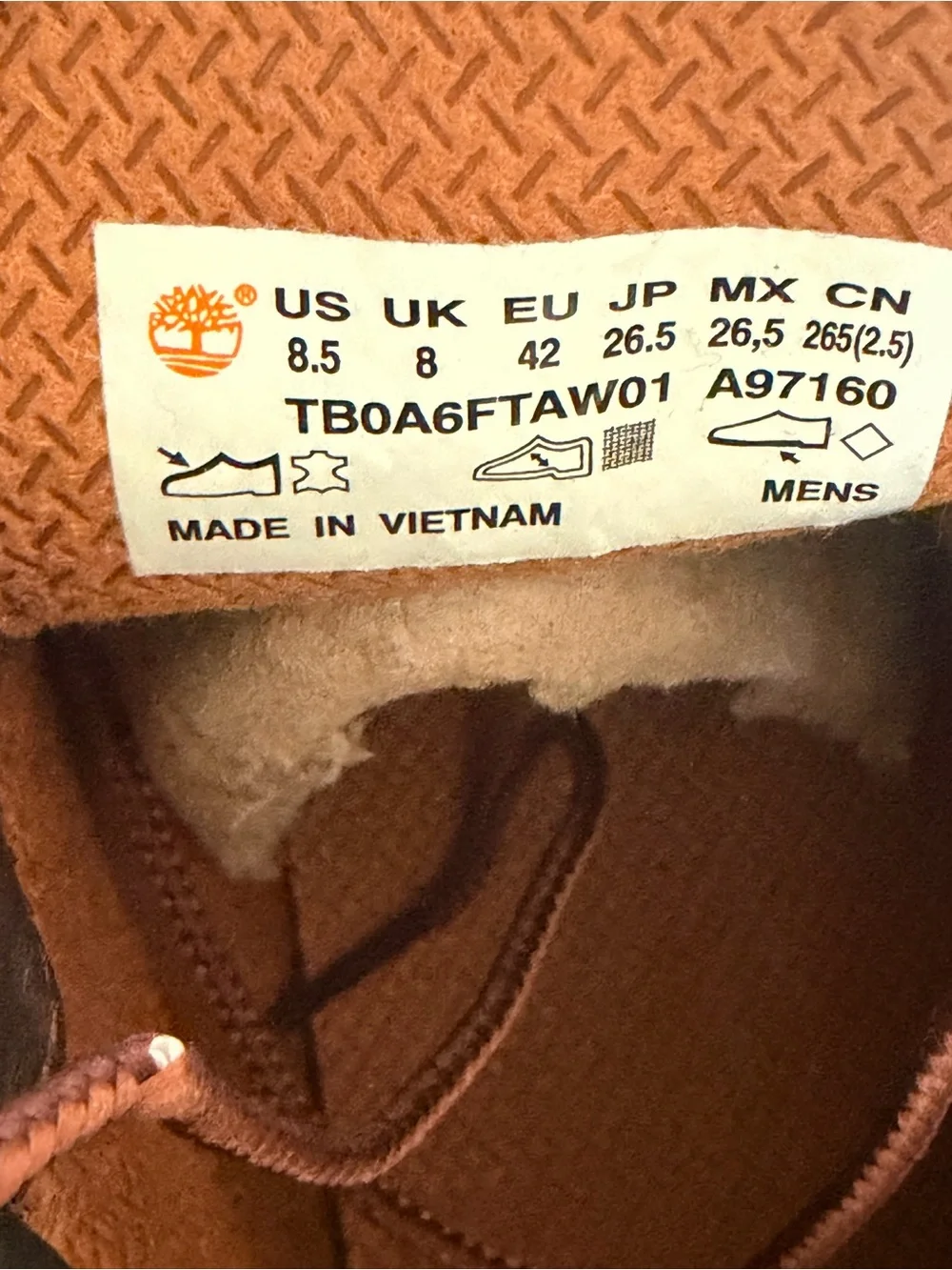 Timberland 1973 Newman Waterproof Boots Dark Brown Men’s 8.5 NIB